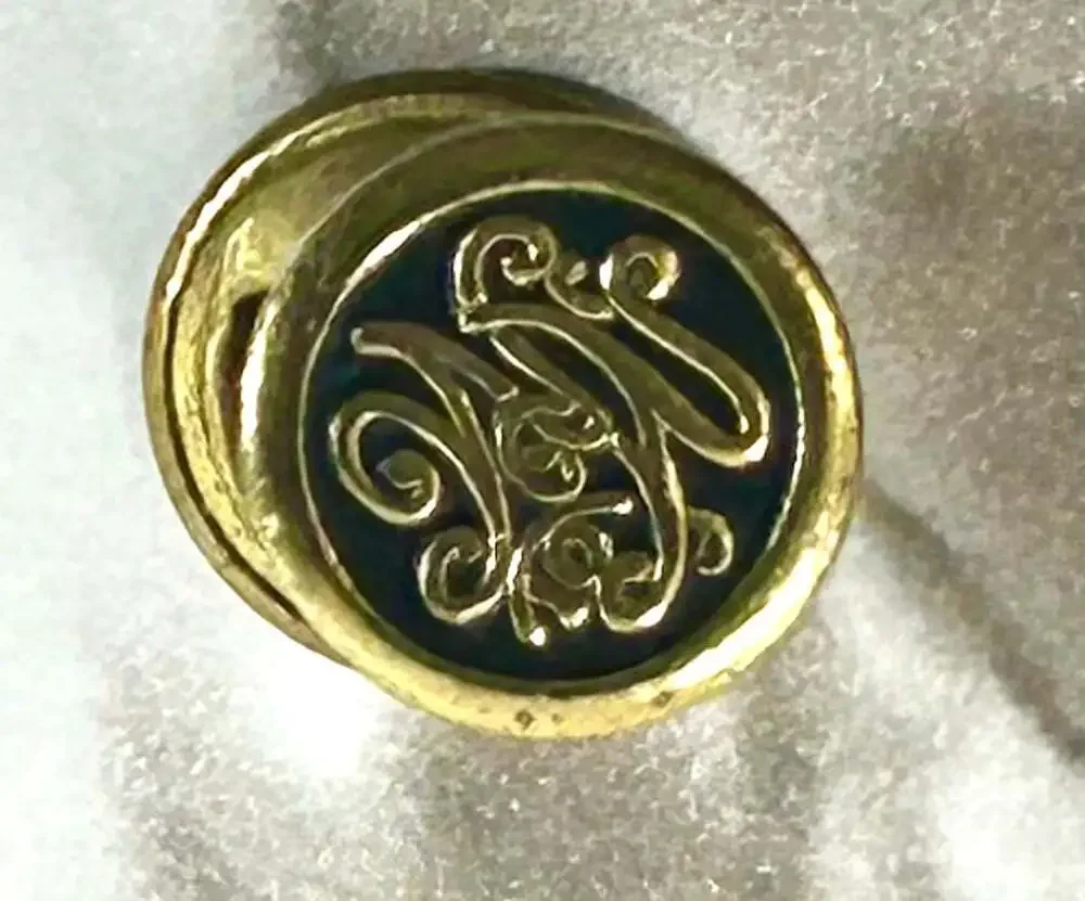 Weight Watchers Pin Vintage Gold and Black